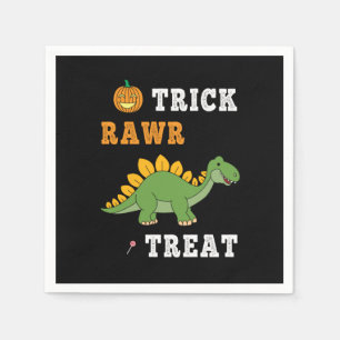 Servilleta De Papel Truco Rugido Regalo Lindo Halloween Stegosaurus Di