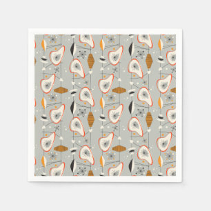 Servilleta De Papel Trullo geométrico y modelo azul