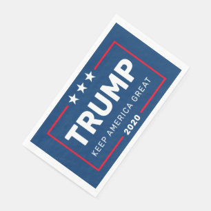 Servilleta De Papel Trump 2020 mantiene a Estados Unidos grande
