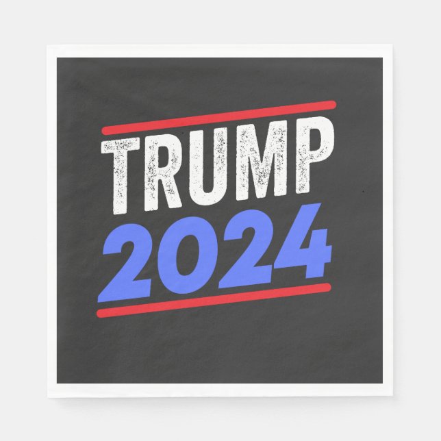 Servilleta De Papel Trump 2024 para la elección del presidente Donald  (Anverso)