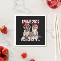 Trump 2024 Protege a Nuestros Animales Gatos Perro