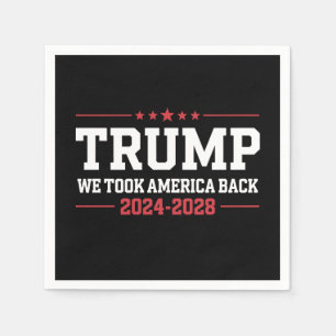 Servilleta De Papel Trump 2024 Recuperamos América 47 EE. UU.