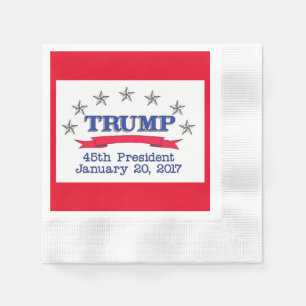 Servilleta De Papel Trump 45.º presidente
