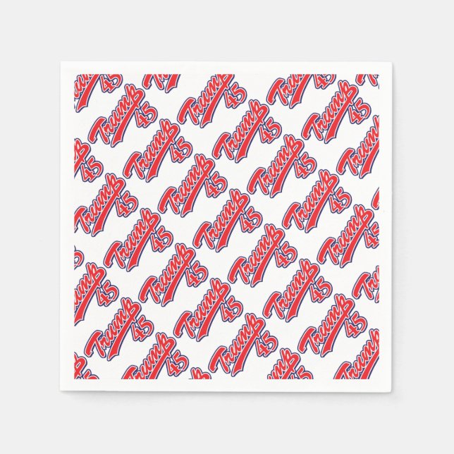 Servilleta De Papel Trump-45-RED (Anverso)