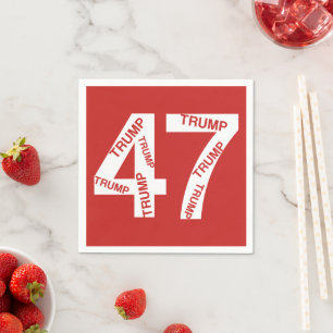 Servilleta De Papel TRUMP 47º Presidente de los Estados Unidos