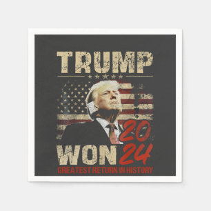 Servilleta De Papel Trump ganó el mayor retorno en la historia en 2024