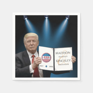 Servilleta De Papel Trump Gran Boda Asombroso