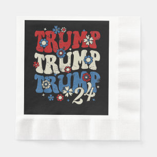 Servilleta De Papel Trump Trump, retro de Trump 2024