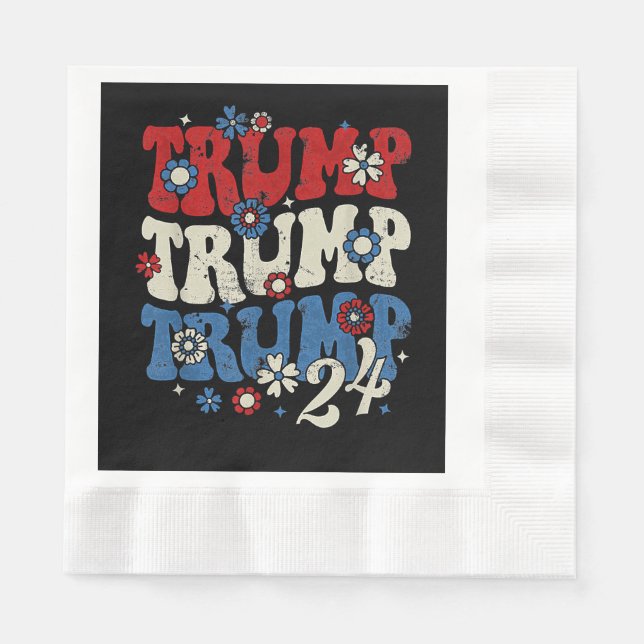 Servilleta De Papel Trump Trump, retro de Trump 2024 (Anverso)