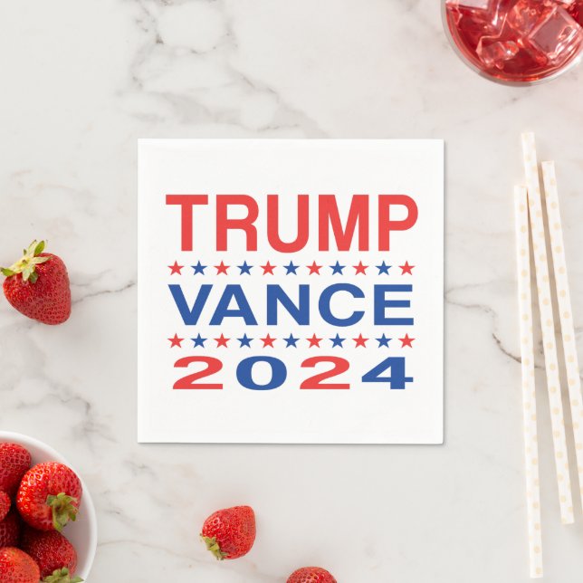 Servilleta De Papel Trump Vance 2024 (In situ)