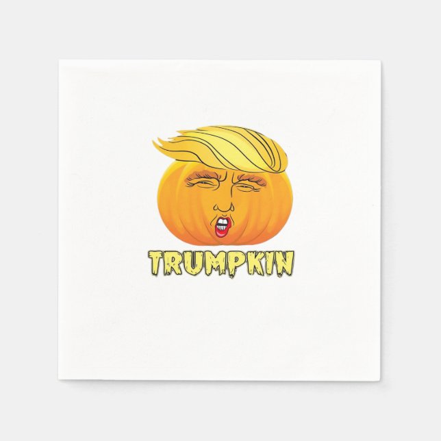 Servilleta De Papel Trumpkin - Calabaza buena asustadiza (Anverso)