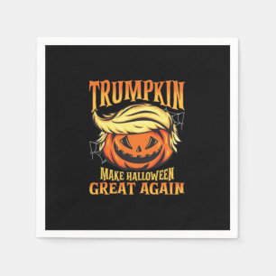 Servilleta De Papel Trumpkin - Donald hace grande a Halloween de nuevo