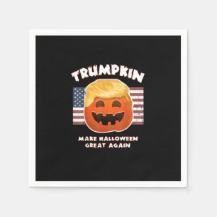 Servilleta De Papel Trumpkin Funny Calabaza Pie Pun Ee. Uu. Liberal Ha