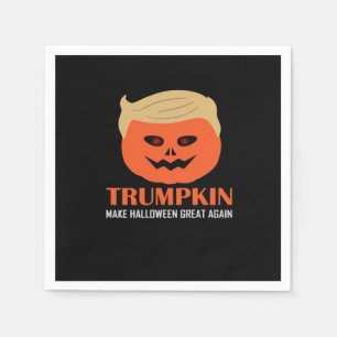Servilleta De Papel Trumpkin hace que Halloween sea grande de nuevo di