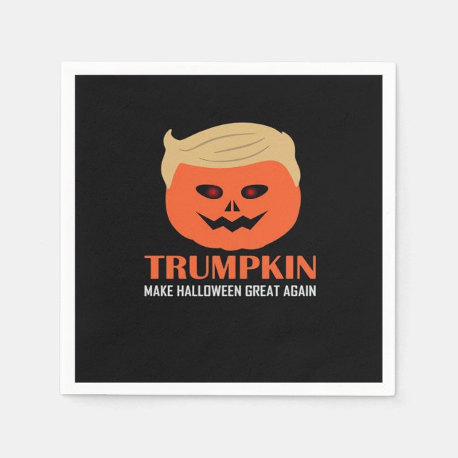 Servilleta De Papel Trumpkin hace que Halloween sea grande de nuevo di (Anverso)