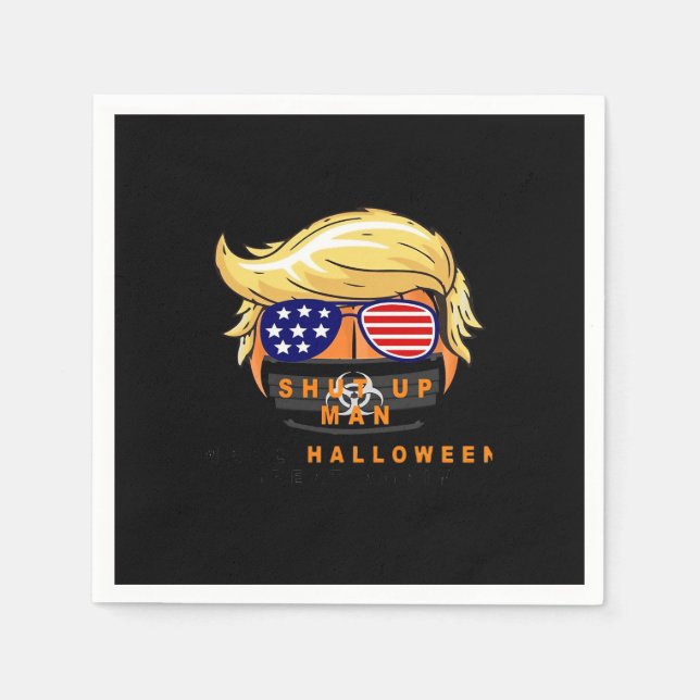 Servilleta De Papel Trumpkin hace que Halloween sea grande de nuevo re (Anverso)