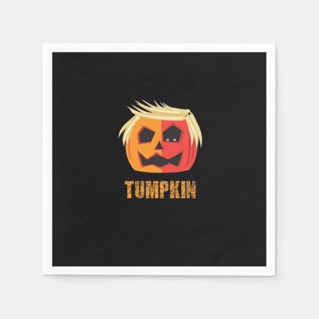 Servilleta De Papel Trumpkin Halloween (Anverso)