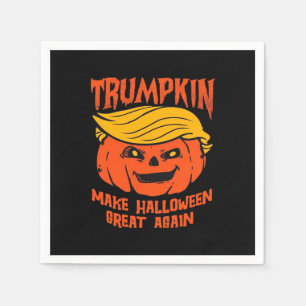 Servilleta De Papel Trumpkin Halloween Calabaza Elección