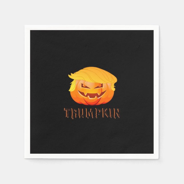 Servilleta De Papel Trumpkin Halloween Classic (Anverso)