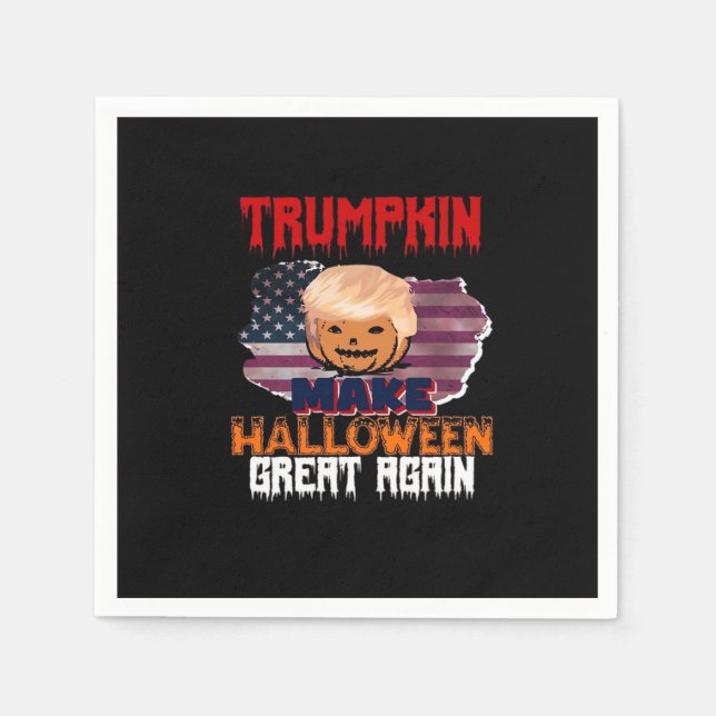 Servilleta De Papel Trumpkin Halloween Classic (Anverso)