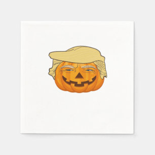 Servilleta De Papel Trumpkin Halloween Funny Classic - Ranura básica d
