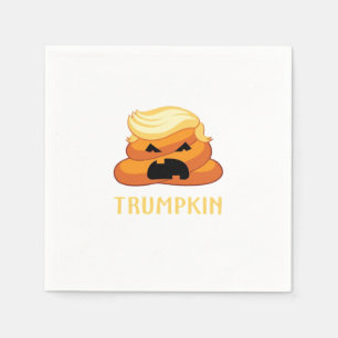 Servilleta De Papel Trumpkin Poop Funny Halloween