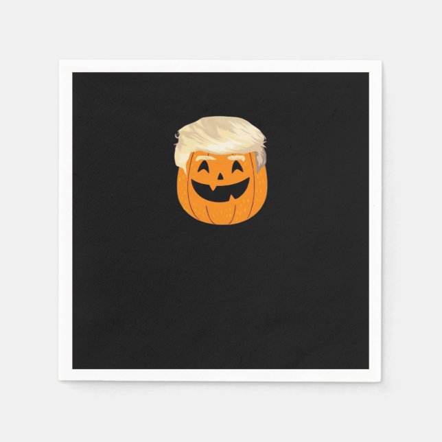 Servilleta De Papel Trumpkin Pumpkin Halloween Classic (Anverso)