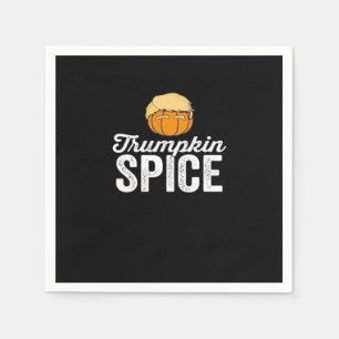 Servilleta De Papel Trumpkin Spice Funny Chiste político de Halloween