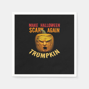 Servilleta De Papel Trumpkin vuelve a asustar a Halloween - Funny Dona