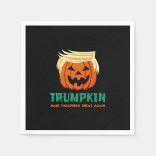 Servilleta De Papel Trumpkin vuelve a hacer de Halloween una cita impo