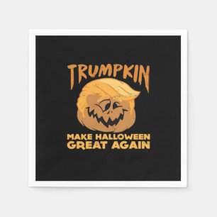 Servilleta De Papel Trumpkin vuelve a hacer grande a Halloween