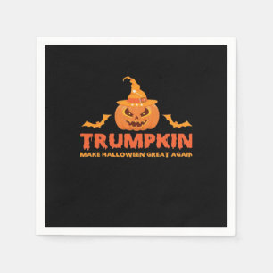 Servilleta De Papel Trumpkin vuelve a hacer grande a Halloween