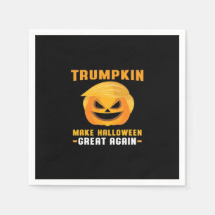 Servilleta De Papel Trumpkin vuelve a hacer grande a Halloween