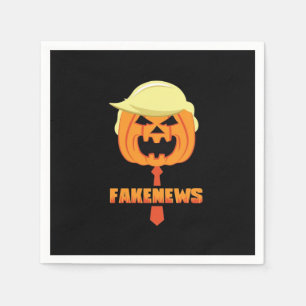 Servilleta De Papel Trumpkin vuelve a hacer grande a Halloween