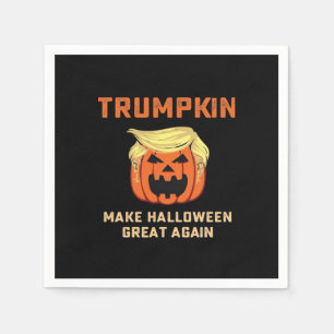 Servilleta De Papel Trumpkin vuelve a hacer grande a Halloween - Bomba