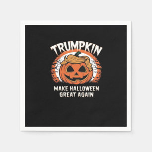 Servilleta De Papel Trumpkin vuelve a hacer que Halloween sea genial