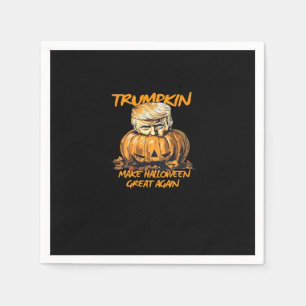 Servilleta De Papel Trumpkin vuelve a hacer que Halloween sea grande -