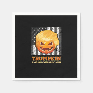 Servilleta De Papel Trumpkin vuelve a hacer que Halloween sea grande