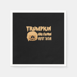 Servilleta De Papel Trumpkin vuelve a hacer que Halloween sea grande d