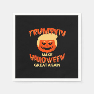 Servilleta De Papel Trumpkin vuelve a hacer que mi Halloween vuelva a