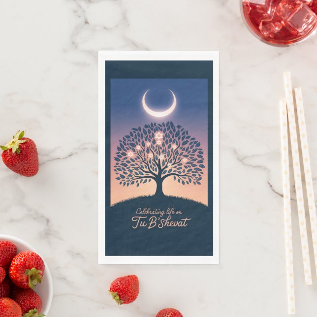 Servilleta De Papel Tu B'Shevat : Un Rayon de Lumière (In situ)