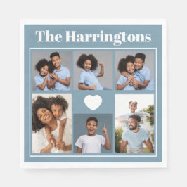 Servilleta De Papel Tu conjunto de fotos, texto y montaña rusa