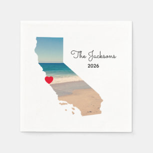 Servilleta De Papel Tu propia foto de vacaciones en California