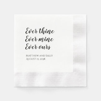 Servilleta De Papel Tu Siempre Mío, Nuestras Bodas Napkins