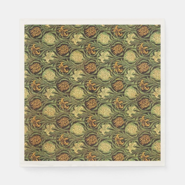 Servilleta De Papel Tulip and Lily, famous pattern, (Anverso)