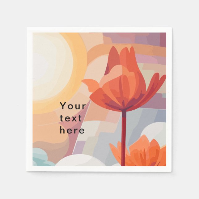 Servilleta De Papel Tulip Sun (Anverso)