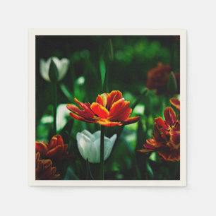 Servilleta De Papel Tulipán Rojo - Su Majestad el Rey