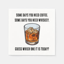 ¿Tumbler de Whiskey divertido - Café o Whiskey?
