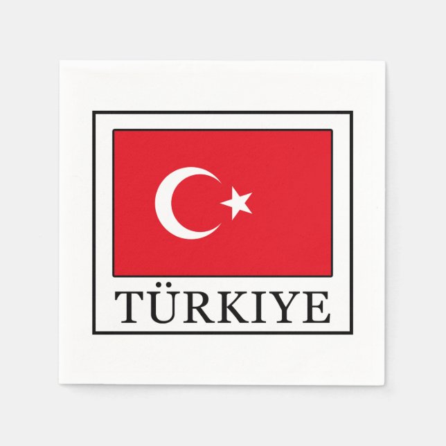 Servilleta De Papel Türkiye (Anverso)