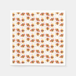 Servilleta De Papel Turquía Gobble Patrón de Acción de Gracias